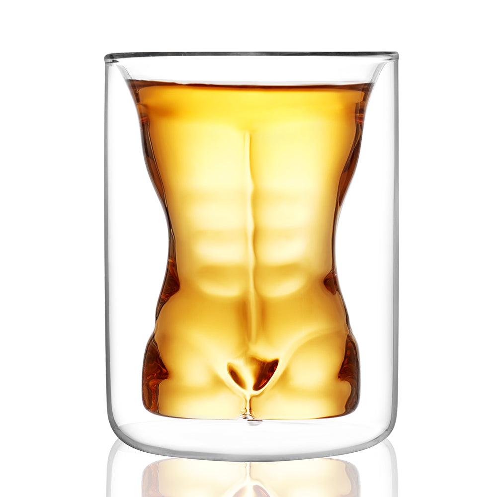 Handgefertigter Nude Naked Stemless Party-Trinkgläser-Bierbecher, 170 ml