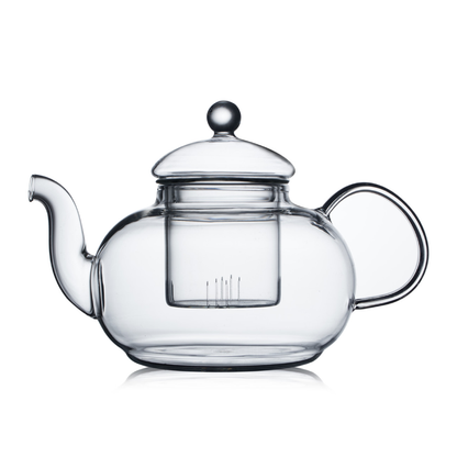 Tea Brewing Borosilicate Glass Teapot with Strainer 33.8oz 1000ml