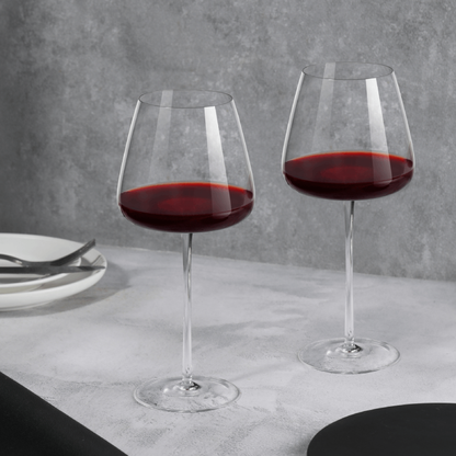 Verre à vin rouge en cristal sans plomb 18 oz 2 pièces