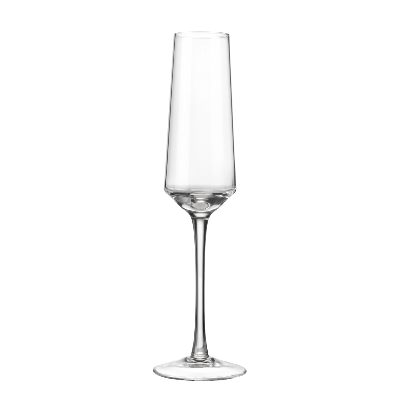 Flûtes à champagne à longue tige de 7 oz, verres à vin mousseux, 2 pièces