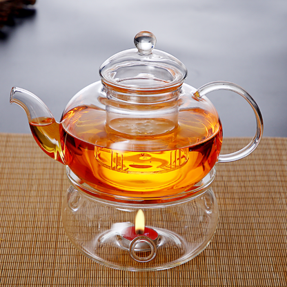 Handcrafted Universal High Heat Resistant Borosilicate Glass Teapot Warmer