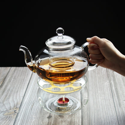 Handcrafted Universal High Heat Resistant Borosilicate Glass Teapot Warmer