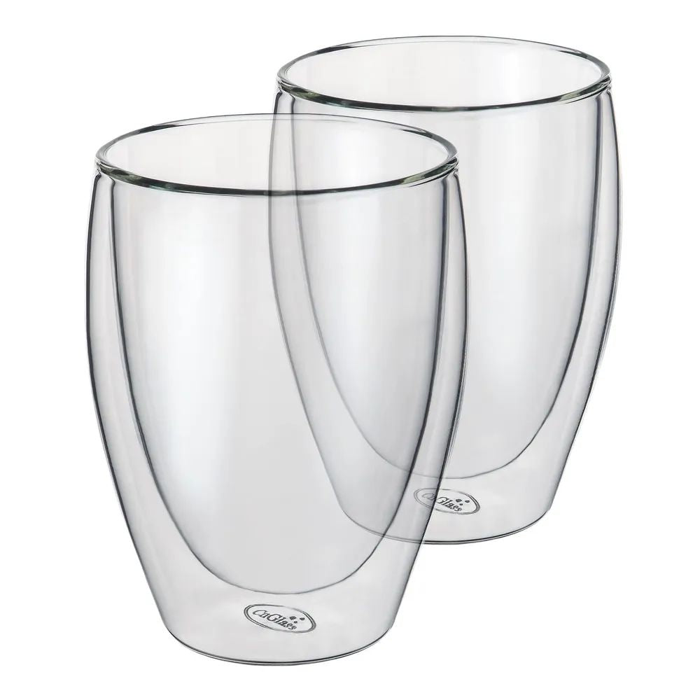 Handmade Double Walled Stemless Glassware 6.8oz Wine Glass Cup Mug