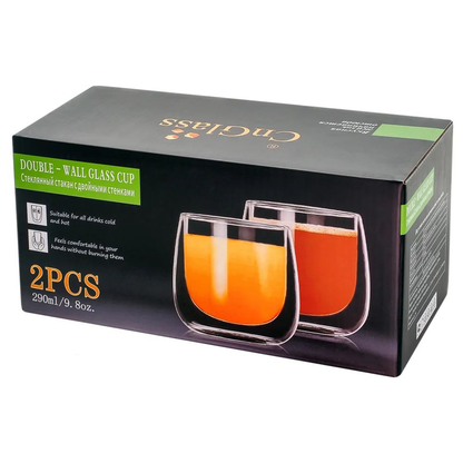 Gobelet sans pied de 9,8 oz à double paroi isolé pour café et thé