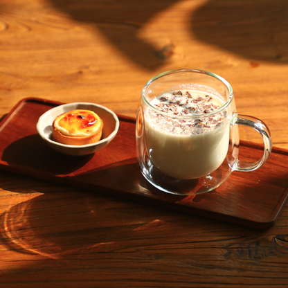 Tasse à cappuccino en verre à double paroi de 10 oz