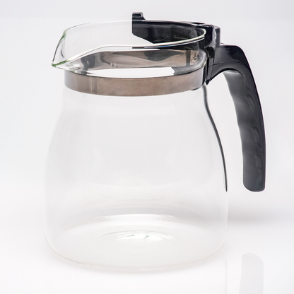 Théière en verre Kung Fu Tea Brewer de 20,3 oz avec bouton de pression